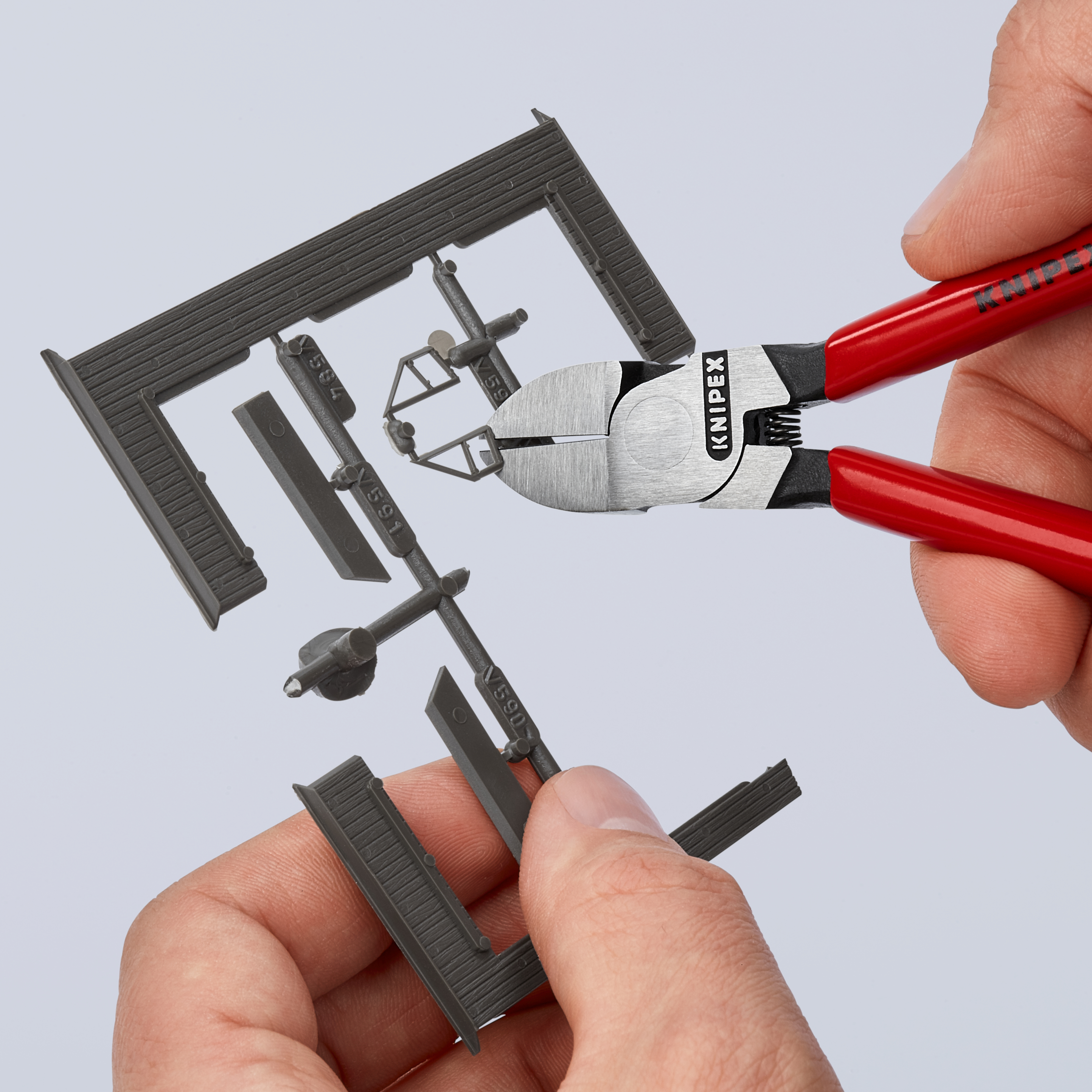 KNIPEX 72 01 140 Diagonal Cutters for plastics 140 mm with plastic coating polished thumbnail 6