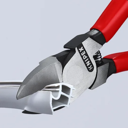KNIPEX 72 11 160 SB Diagonal Cutters for plastics 160 mm with plastic coating polished thumbnail 3