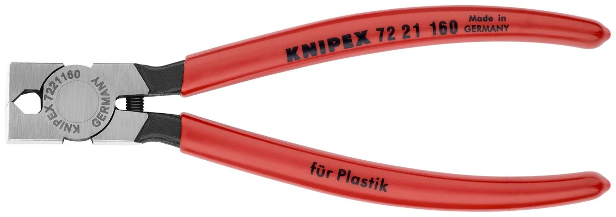 KNIPEX 72 21 160 Diagonal Cutters for plastics 160 mm with plastic coating polished thumbnail 3