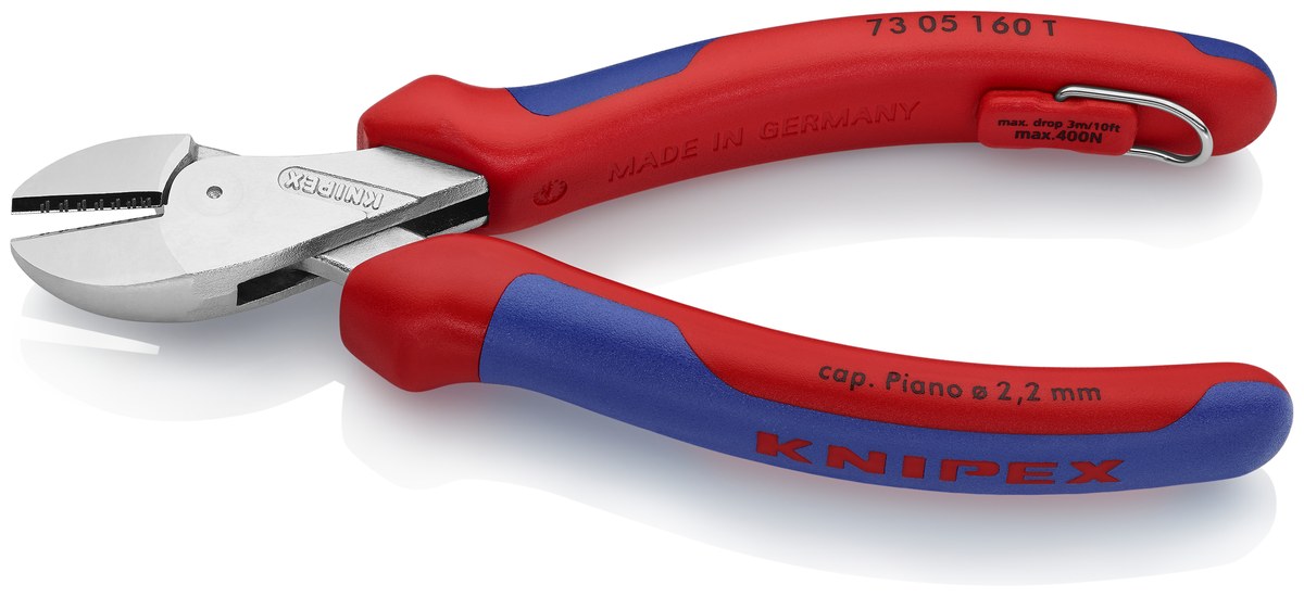 Kìm cắt cạnh X-Cut KNIPEX 73 05 160 T BK, dài 160mm thumbnail 2