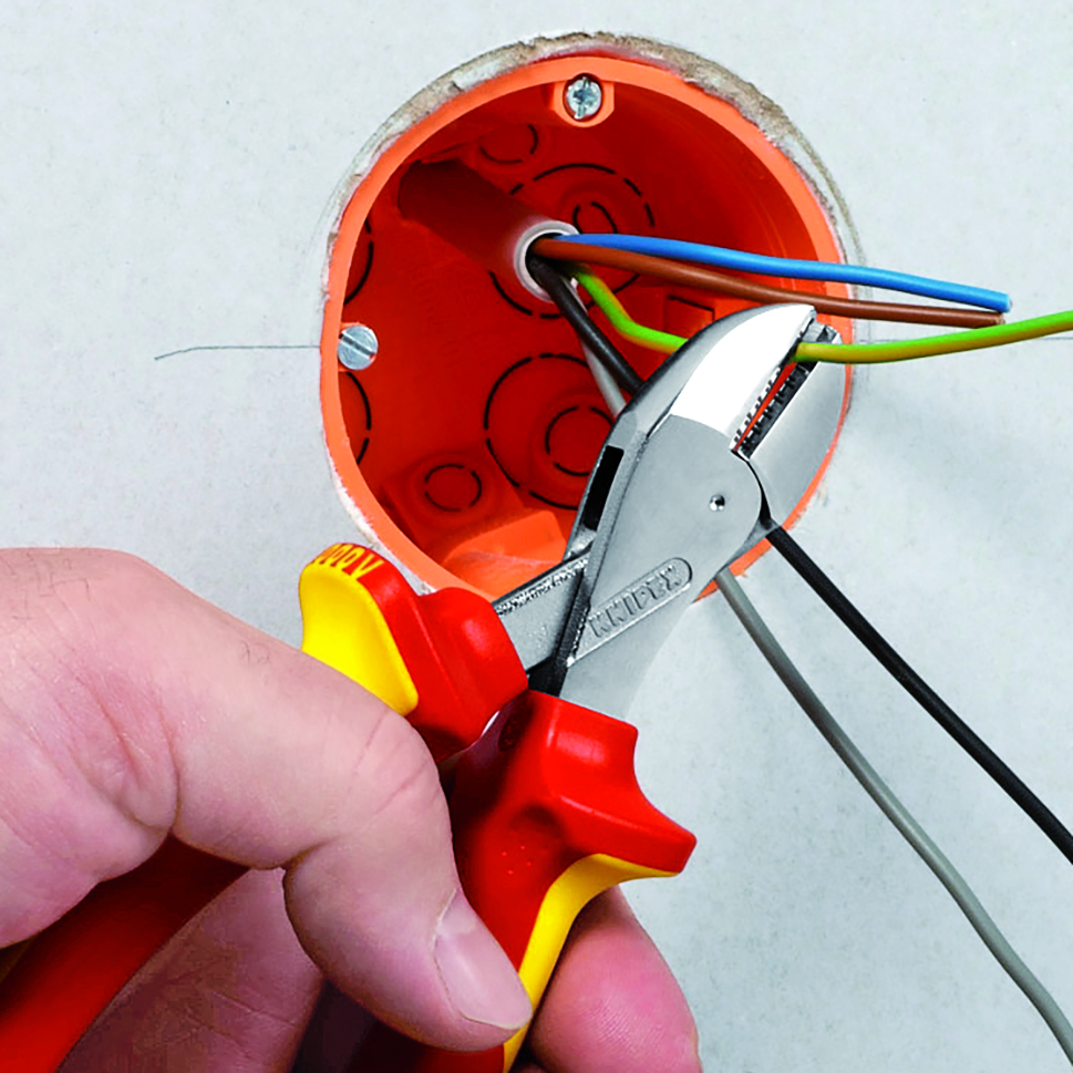 Kìm cắt cạnh X-Cut KNIPEX 73 06 160 T BK, dài 160mm thumbnail 7