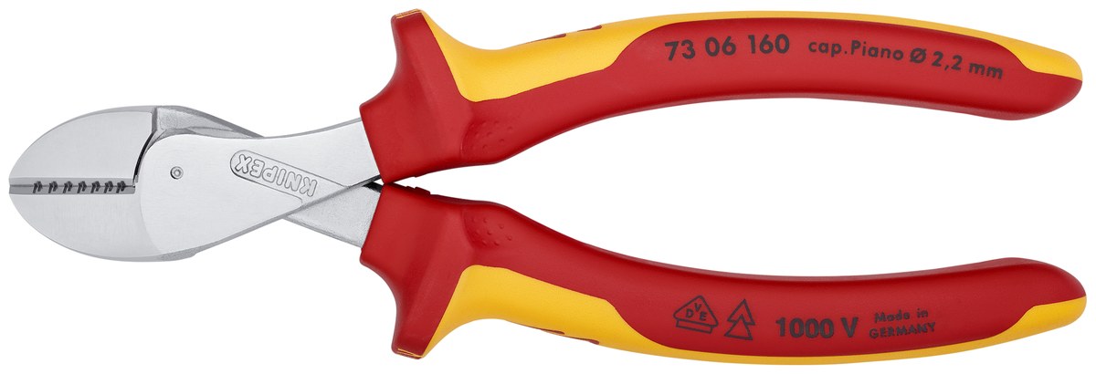Kìm cắt cạnh X-Cut KNIPEX 73 06 160 T, dài 160mm thumbnail 6