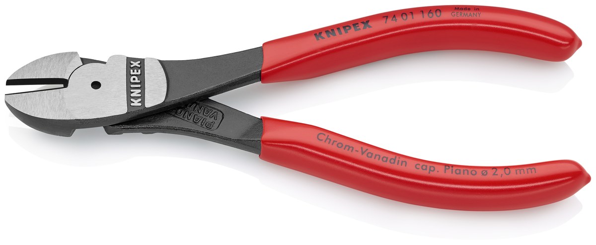 Kìm cắt cạnh cường lực KNIPEX 74 01 160 SB, dài 160mm thumbnail 2