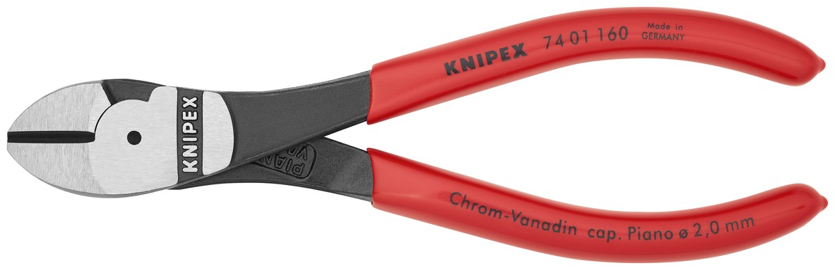Kìm cắt cạnh cường lực KNIPEX 74 01 160 SB, dài 160mm thumbnail 6