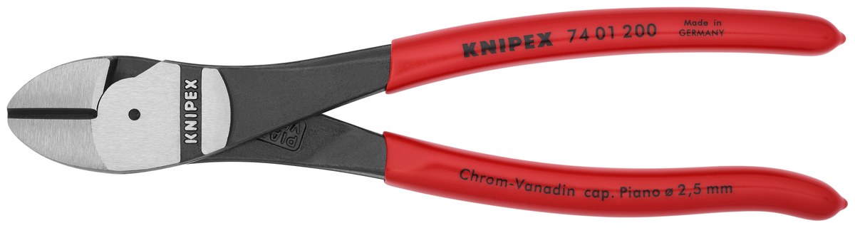Kìm cắt cạnh cường lực KNIPEX 74 01 200 SB, dài 200mm thumbnail 3