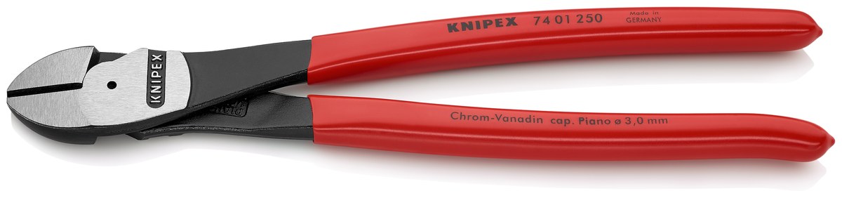 Kìm cắt cạnh cường lực KNIPEX 74 01 250 SB, dài 250mm