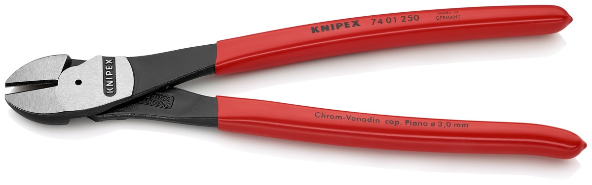 Kìm cắt cạnh cường lực KNIPEX 74 01 250 SB, dài 250mm thumbnail 2