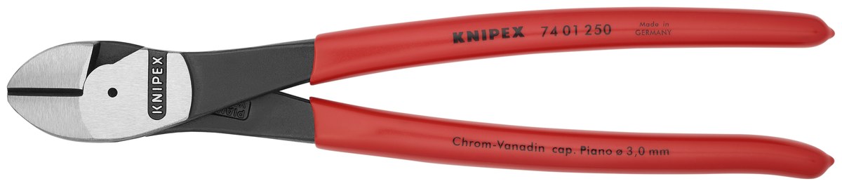 Kìm cắt cạnh cường lực KNIPEX 74 01 250 SB, dài 250mm thumbnail 6