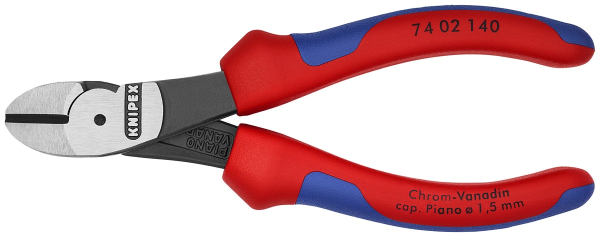 Kìm cắt cạnh cường lực KNIPEX 74 02 140 SB, dài 140mm thumbnail 6