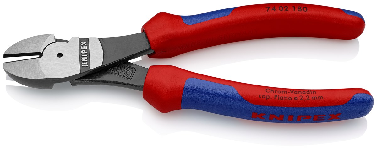 Kìm cắt cạnh cường lực KNIPEX 74 02 180 SB, dài 180mm thumbnail 2