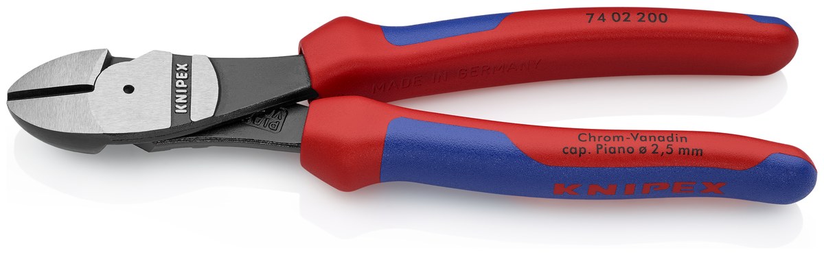 Kìm cắt cạnh cường lực KNIPEX 74 02 200 SB, dài 200mm