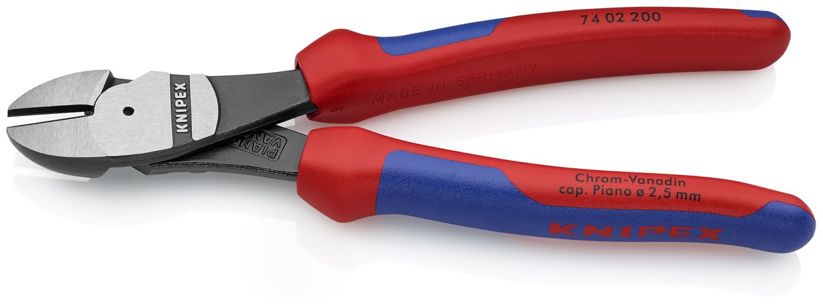 Kìm cắt cạnh cường lực KNIPEX 74 02 200 SB, dài 200mm thumbnail 2