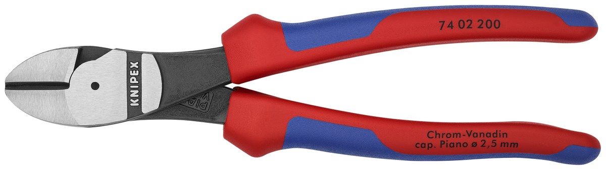 Kìm cắt cạnh cường lực KNIPEX 74 02 200 SB, dài 200mm thumbnail 3