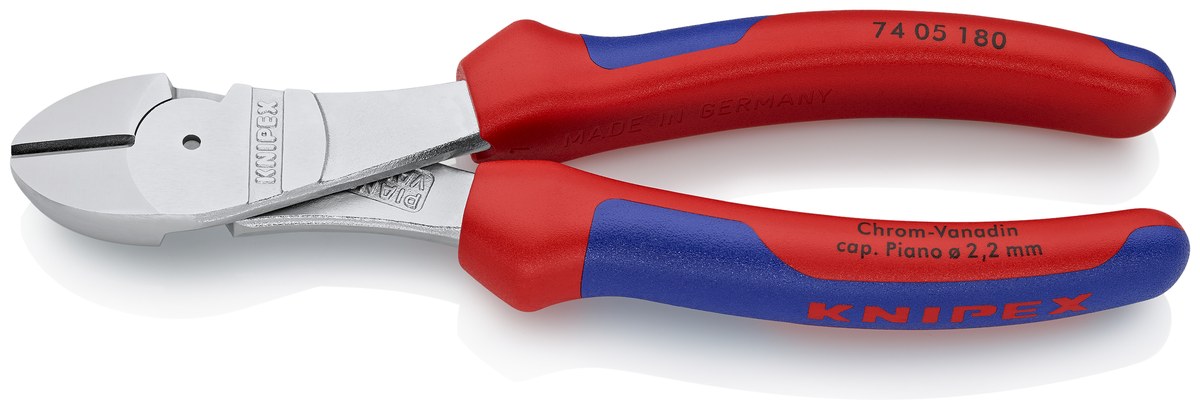 Kìm cắt cạnh cường lực KNIPEX 74 05 180 SB, dài 180mm