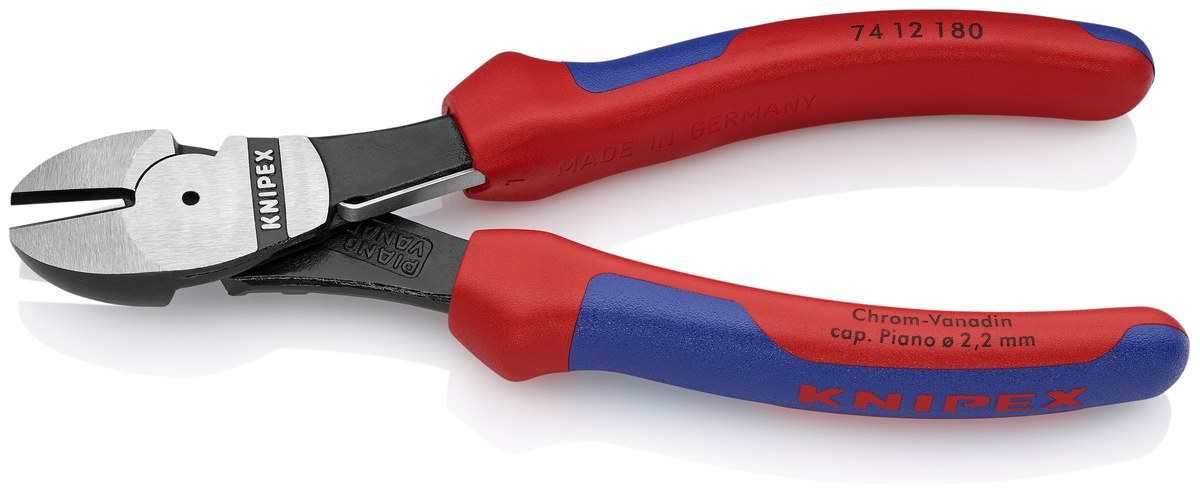 Kìm cắt cạnh cường lực KNIPEX 74 12 180 SB, dài 180mm thumbnail 2
