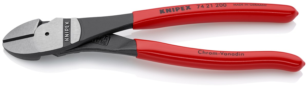 Kìm cắt cạnh cường lực KNIPEX 74 21 200 SB, dài 200mm
