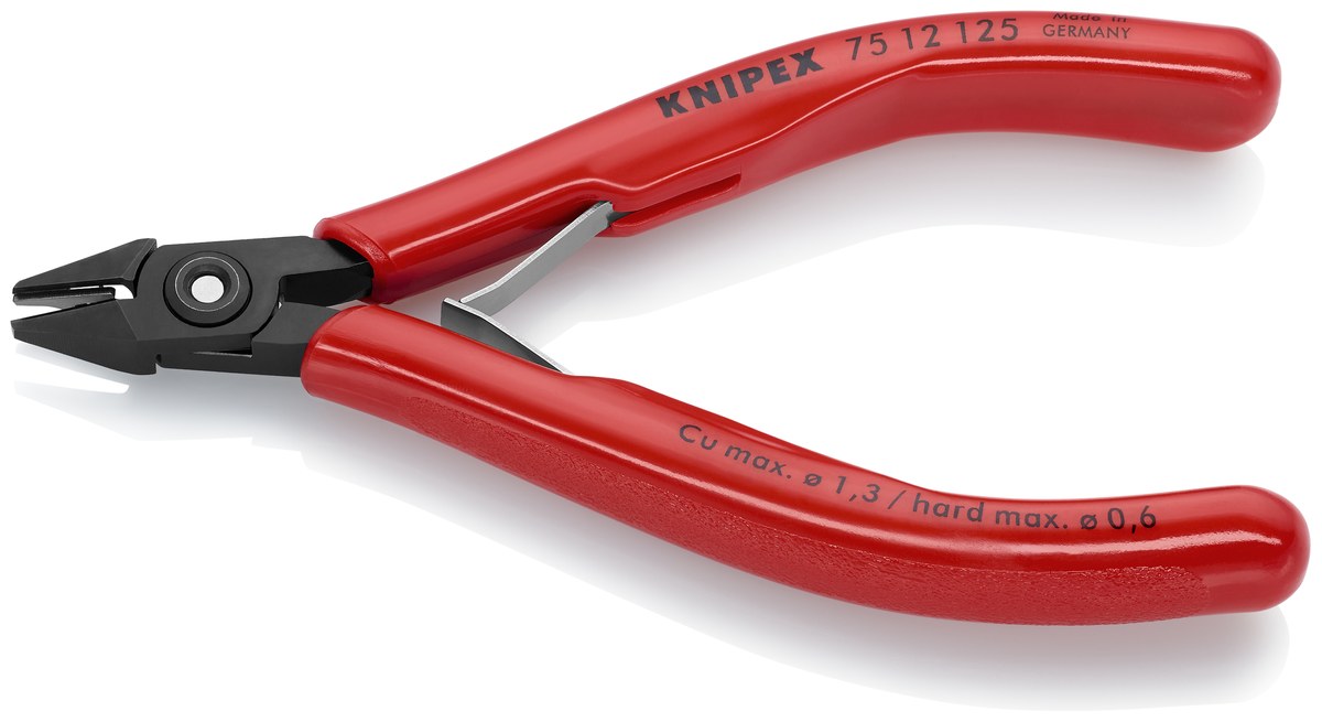 Kìm cắt cạnh chân linh kiện KNIPEX 75 12 125, dài 125mm thumbnail 2