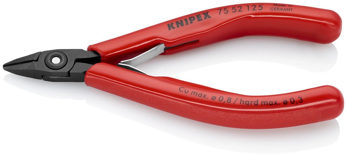 Kìm cắt cạnh chân linh kiện KNIPEX 75 52 125, dài 125mm thumbnail 4