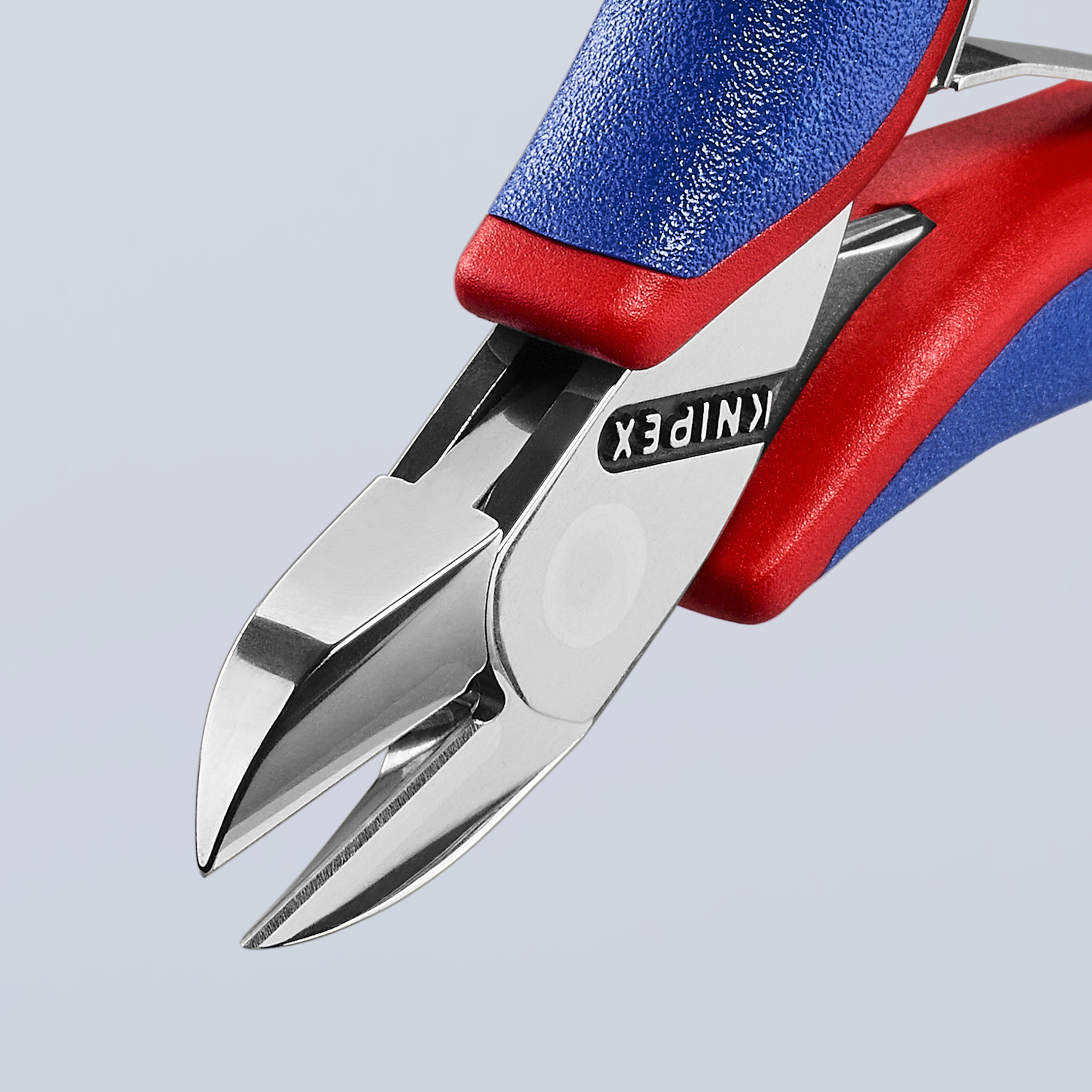 KNIPEX 77 02 115 SB Electronics Diagonal Cutter with box joint 115 mm with multi-component handles mirror polished thumbnail 6