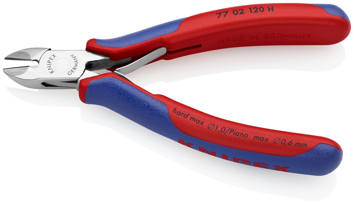 Kìm cắt cạnh chân linh kiện carbide KNIPEX 77 02 120 H, dài 120mm thumbnail 2