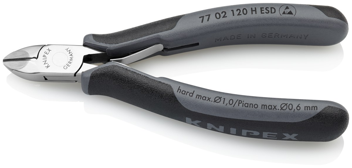 Kìm cắt cạnh chân linh kiện carbide KNIPEX 77 32 120 H ESD, dài 120mm thumbnail 5