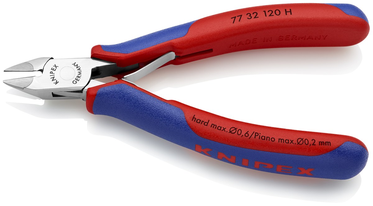 Kìm cắt cạnh chân linh kiện carbide KNIPEX 77 32 120 H, dài 120mm thumbnail 2