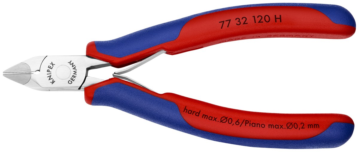 Kìm cắt cạnh chân linh kiện carbide KNIPEX 77 32 120 H, dài 120mm thumbnail 3