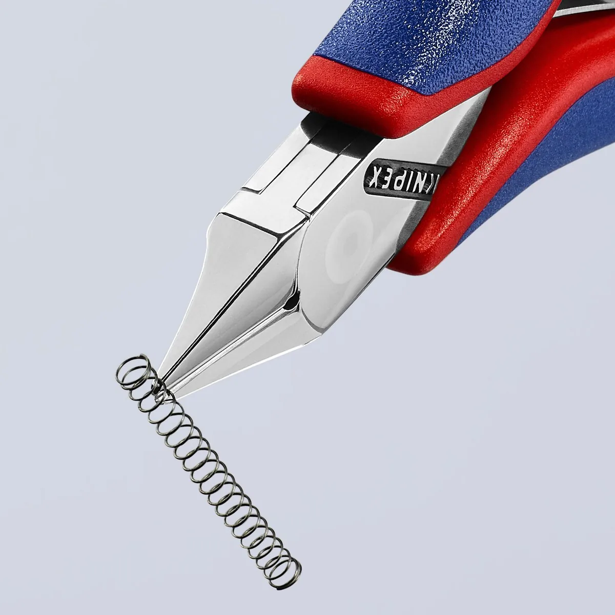 KNIPEX 77 52 115 Electronics Diagonal Cutter with box joint 115 mm with multi-component handles mirror polished thumbnail 5