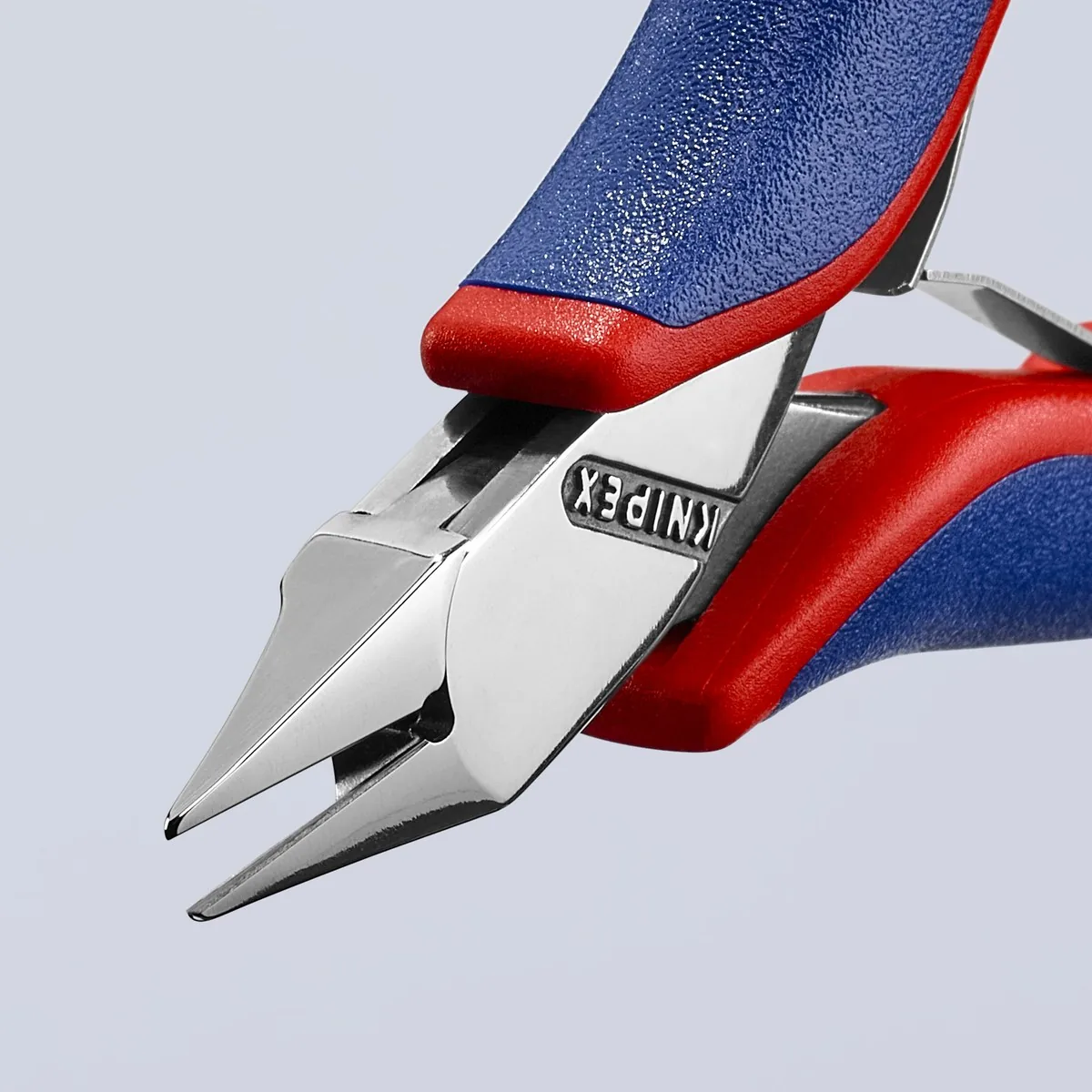 KNIPEX 77 72 115 Electronics Diagonal Cutter with box joint 115 mm with multi-component handles mirror polished thumbnail 4