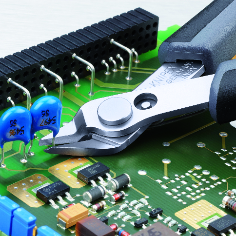 KNIPEX 78 03 125 ESDSB Electronic Super Knips® ESD 125 mm with multi-component handles polished thumbnail 2