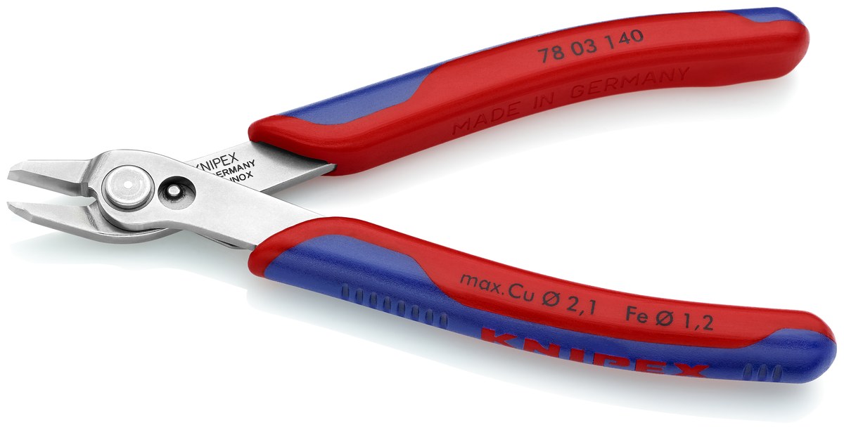 Kìm cắt chân linh kiện sát mép Super Knips KNIPEX 78 03 140 ESD, dài 140mm thumbnail 5