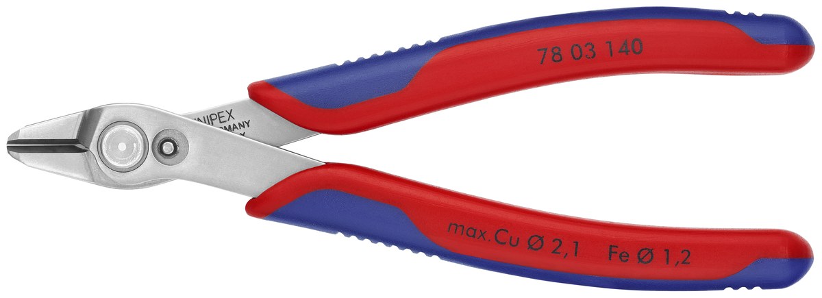 Kìm cắt chân linh kiện sát mép Super Knips KNIPEX 78 03 140 ESD, dài 140mm thumbnail 6