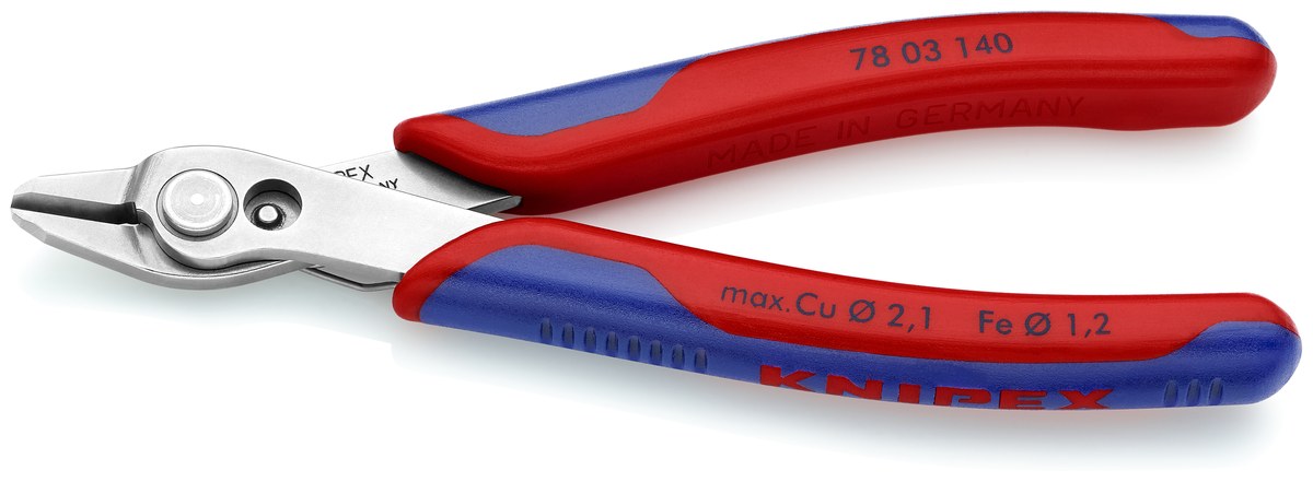 Kìm cắt chân linh kiện sát mép Super Knips KNIPEX 78 03 140 ESDSB, dài 140mm thumbnail 2