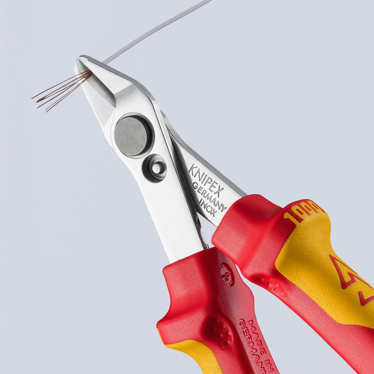 Kìm cắt chân linh kiện sát mép Super Knips KNIPEX 78 06 125 SB, dài 125mm thumbnail 3