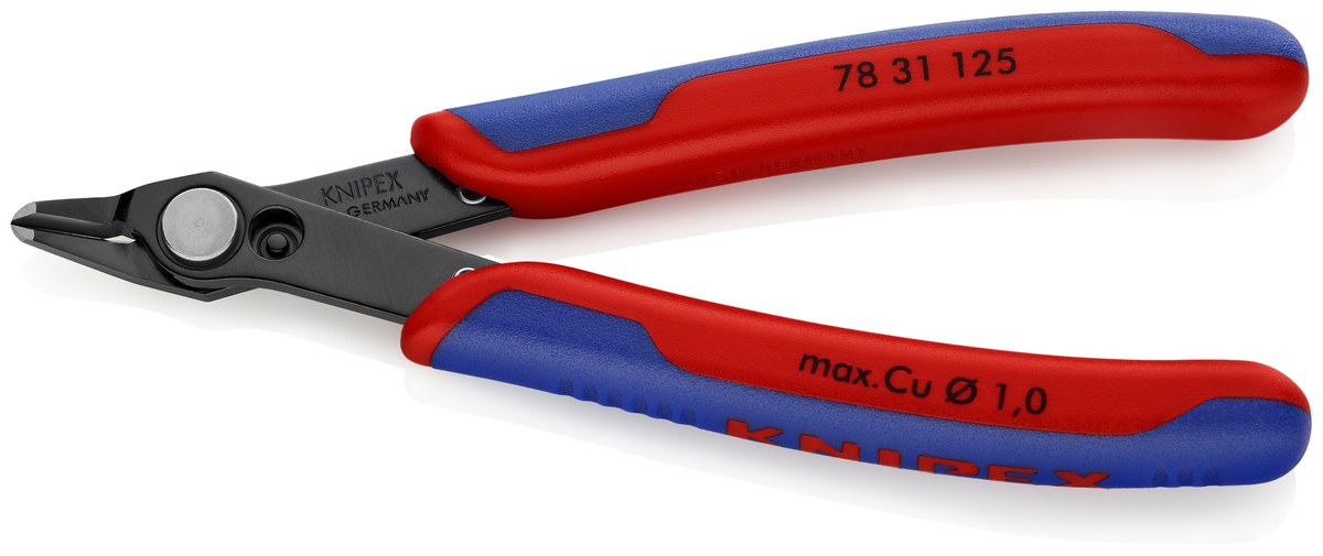 Kìm cắt chân linh kiện sát mép Super Knips KNIPEX 78 31 125, dài 125mm thumbnail 3