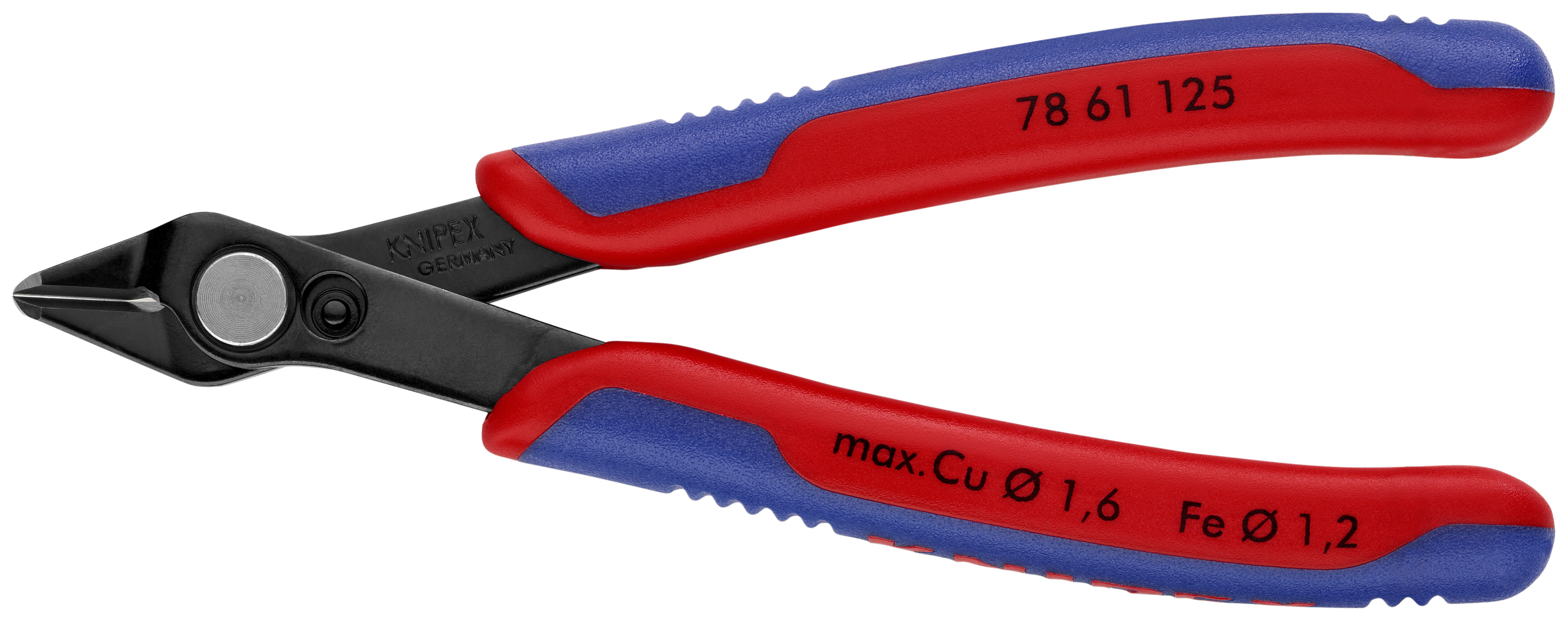 Kìm cắt linh kiện điện tử KNIPEX 78 61 125 Super Knips®, 125 mm, đầu nhọn