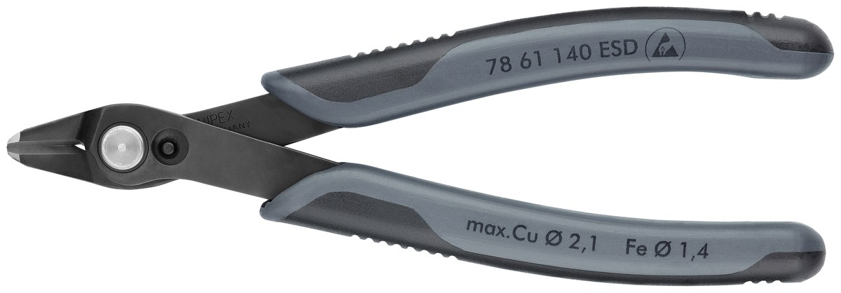 Kìm cắt chân linh kiện sát mép Super Knips KNIPEX 78 61 140 ESD, dài 140mm thumbnail 4