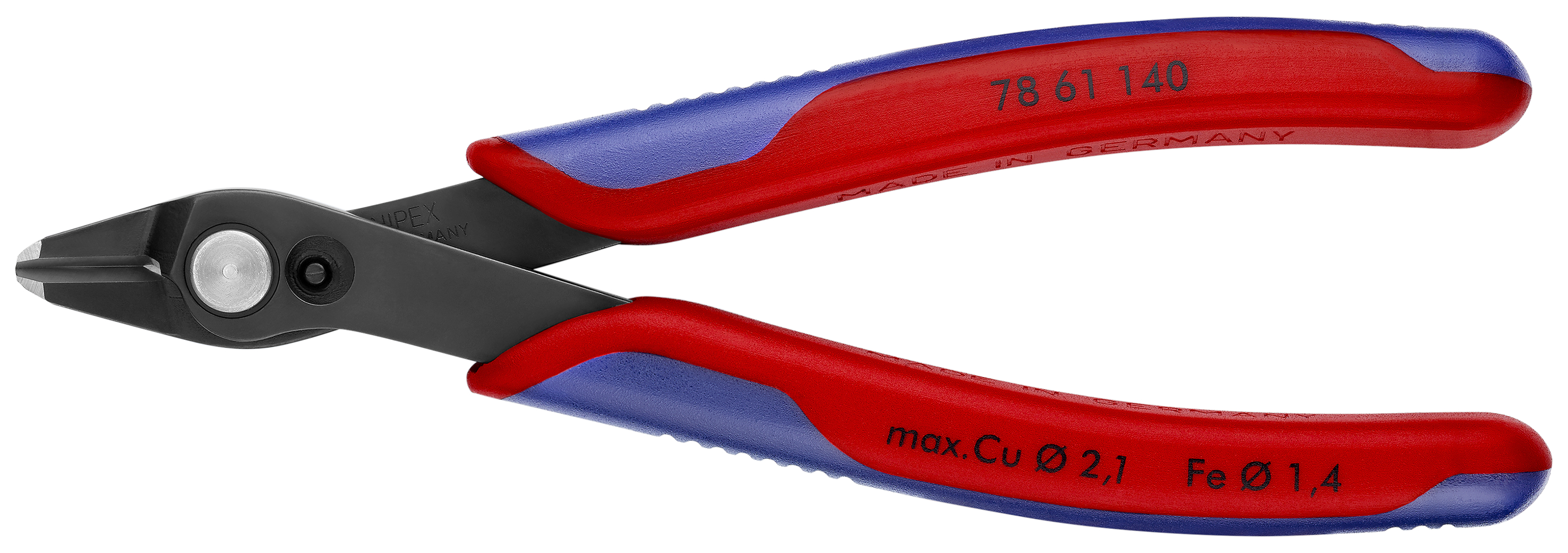 KNIPEX 78 61 140 Electronic Super Knips® XL 140 mm burnished with multi-component handles burnished