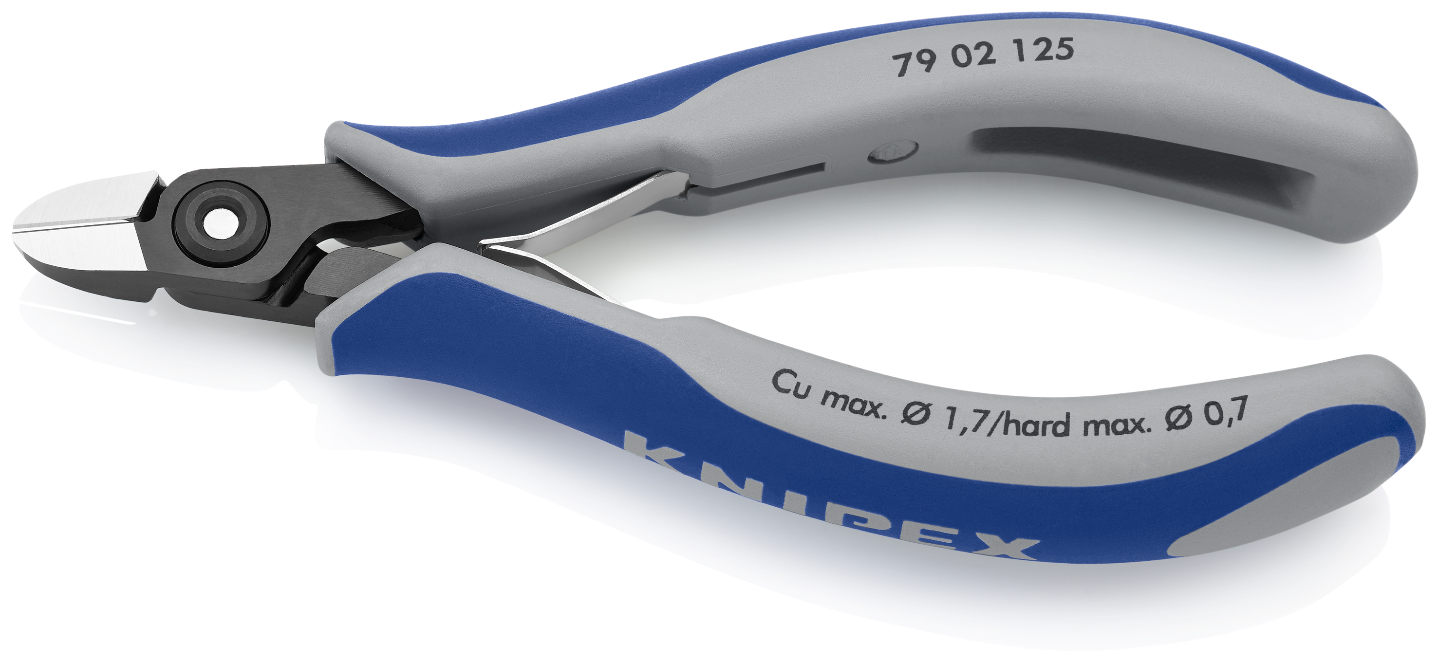 KNIPEX 79 22 125 ESD Precision Electronics Side Cutter ESD 125 mm burnished with multi-component handles polished thumbnail 7