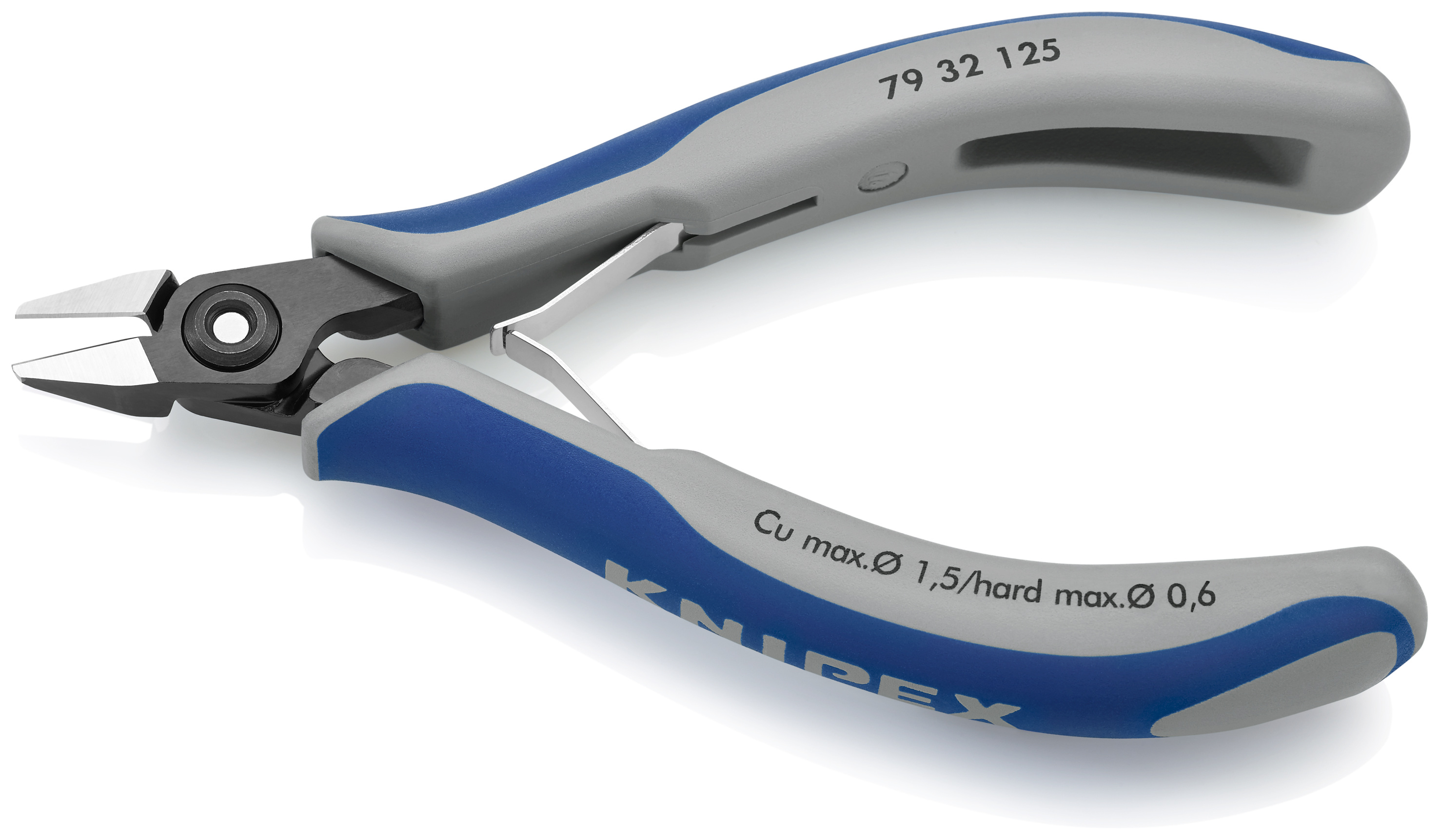 KNIPEX 79 32 125 ESD Precision Electronics Side Cutter ESD 125 mm burnished with multi-component handles polished thumbnail 8