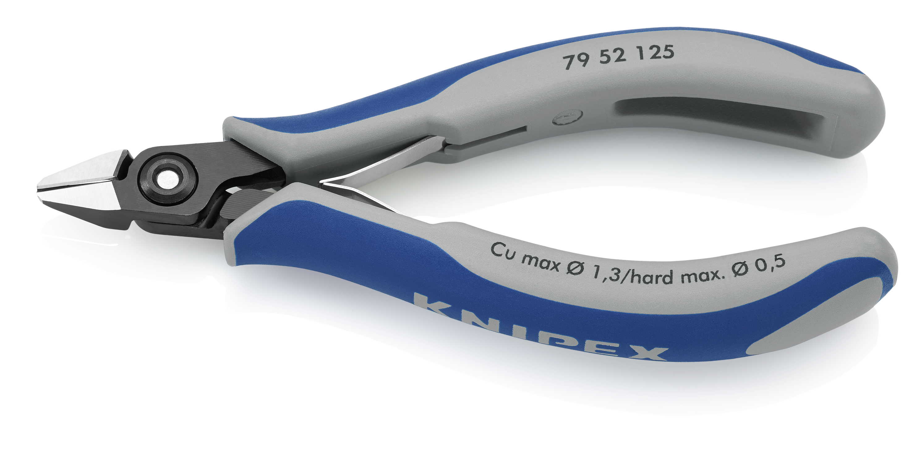 KNIPEX 79 52 125 Precision Electronics Diagonal Cutter 125 mm burnished with multi-component handles polished thumbnail 7