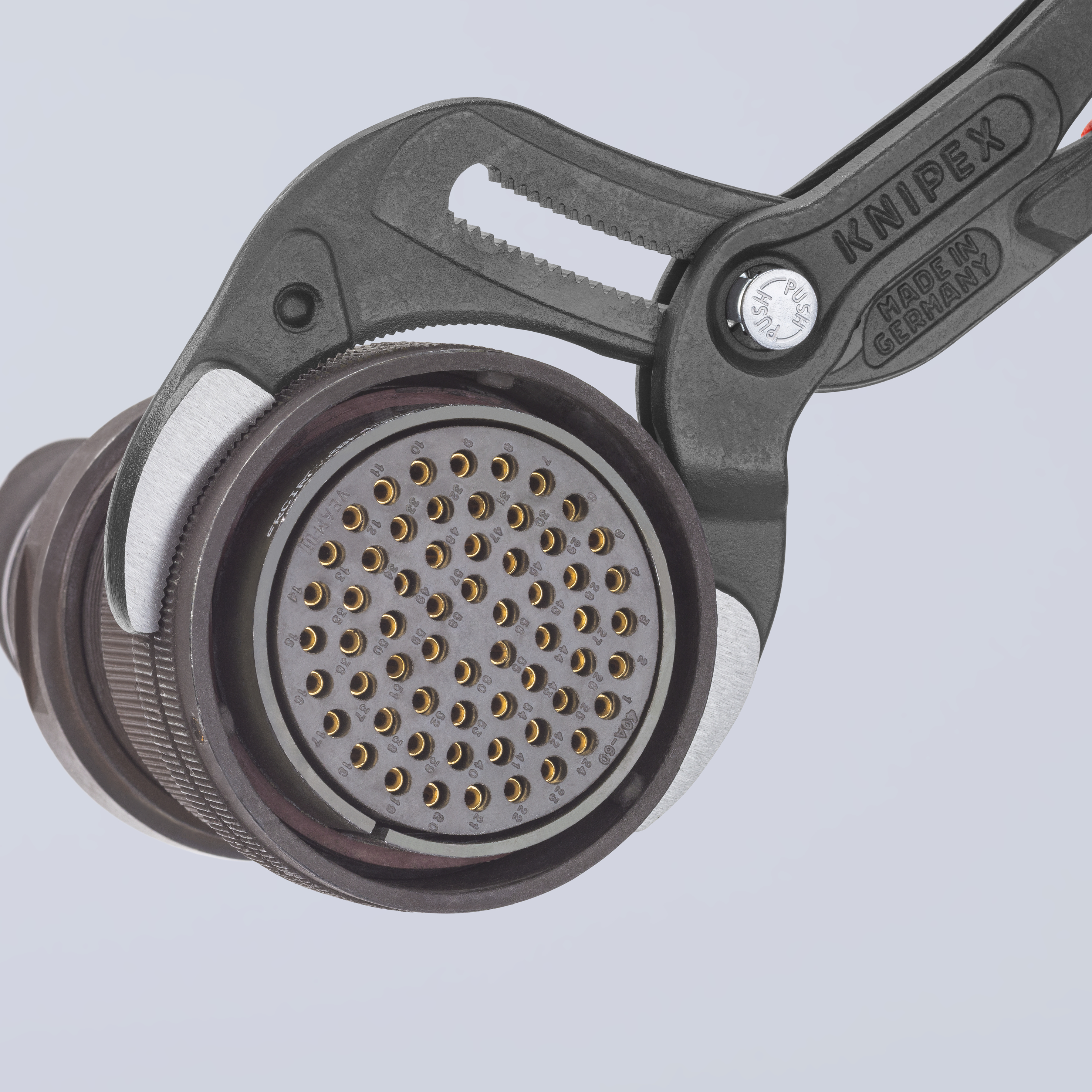 KNIPEX 81 01 250 SB Siphon and Connector Pliers 250 mm black atramentized with non-slip plastic coating polished thumbnail 7