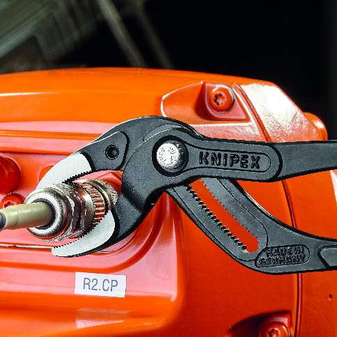 KNIPEX 81 01 250 SB Siphon and Connector Pliers 250 mm black atramentized with non-slip plastic coating polished thumbnail 3