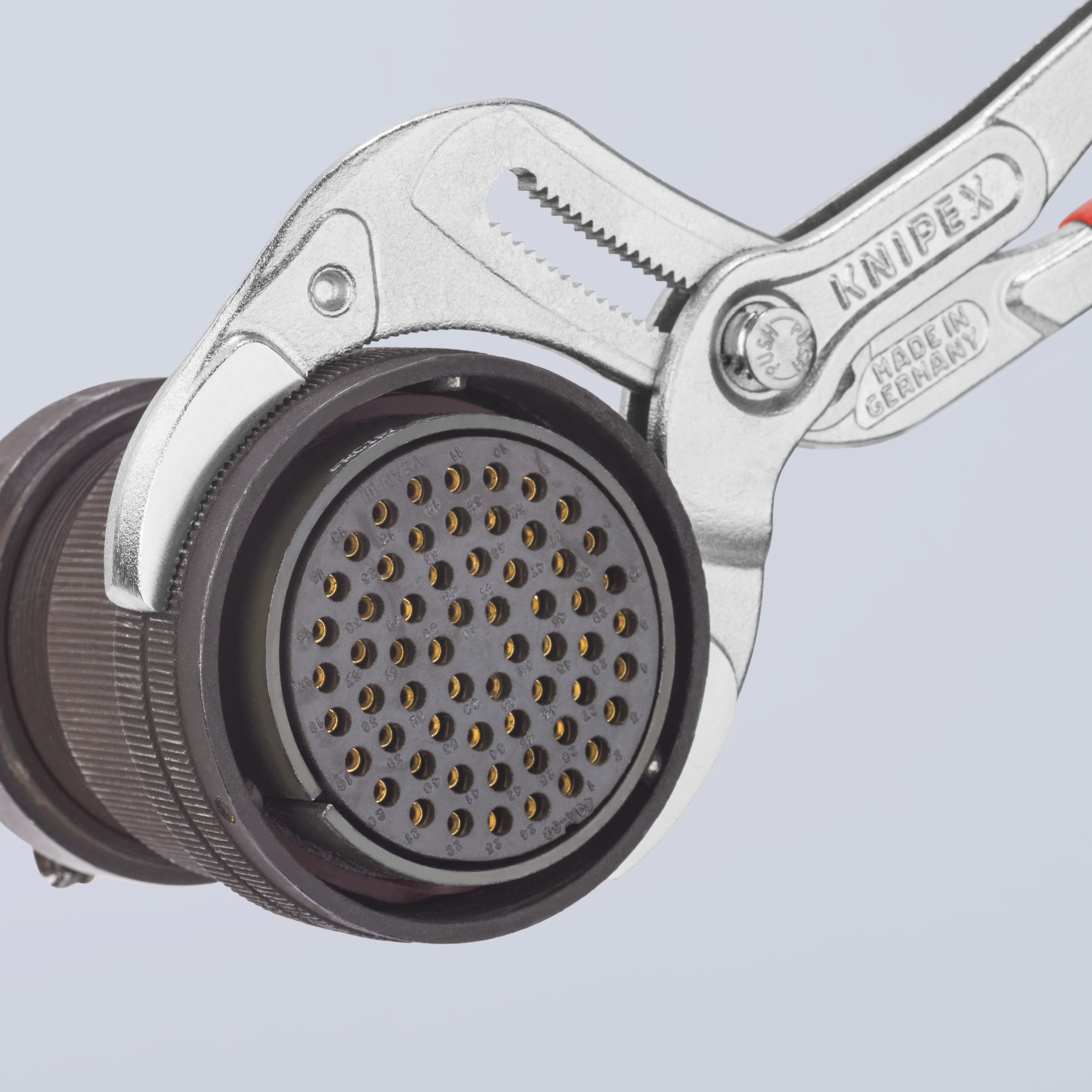 KNIPEX 81 03 250 SB Siphon and Connector Pliers 250 mm chrome-plated with non-slip plastic coating polished thumbnail 5