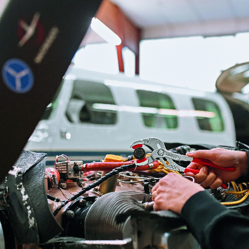 KNIPEX 81 13 250 SB Siphon and Connector Pliers 250 mm chrome-plated with non-slip plastic coating chrome-plated thumbnail 3