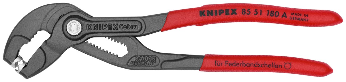 Kìm mỏ quạ SmartGrip KNIPEX 85 51 180 A SB, dài 180mm