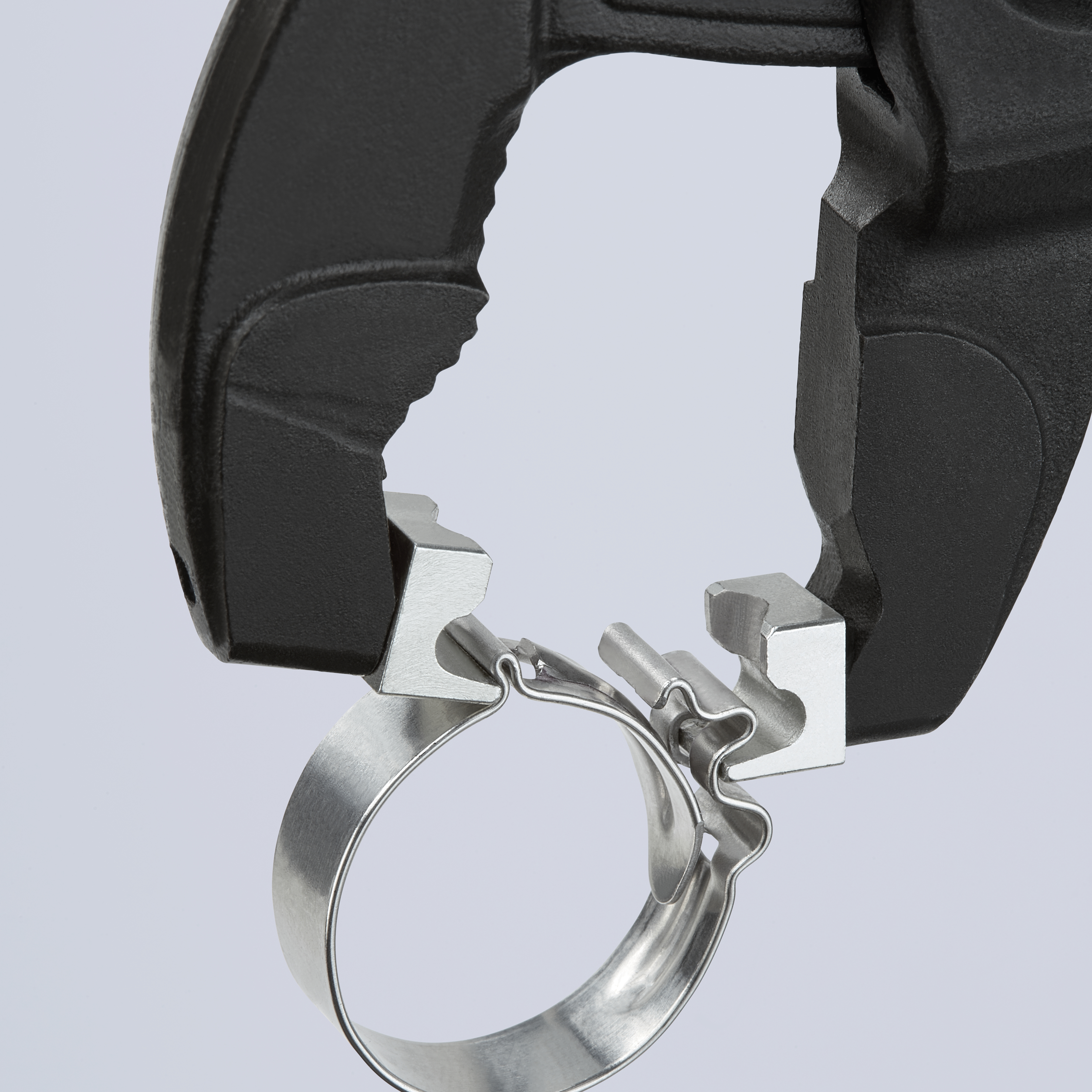 KNIPEX 85 51 250 C Hose Clamp Pliers for Click clamps 250 mm grey atramentized with non-slip plastic coating thumbnail 7