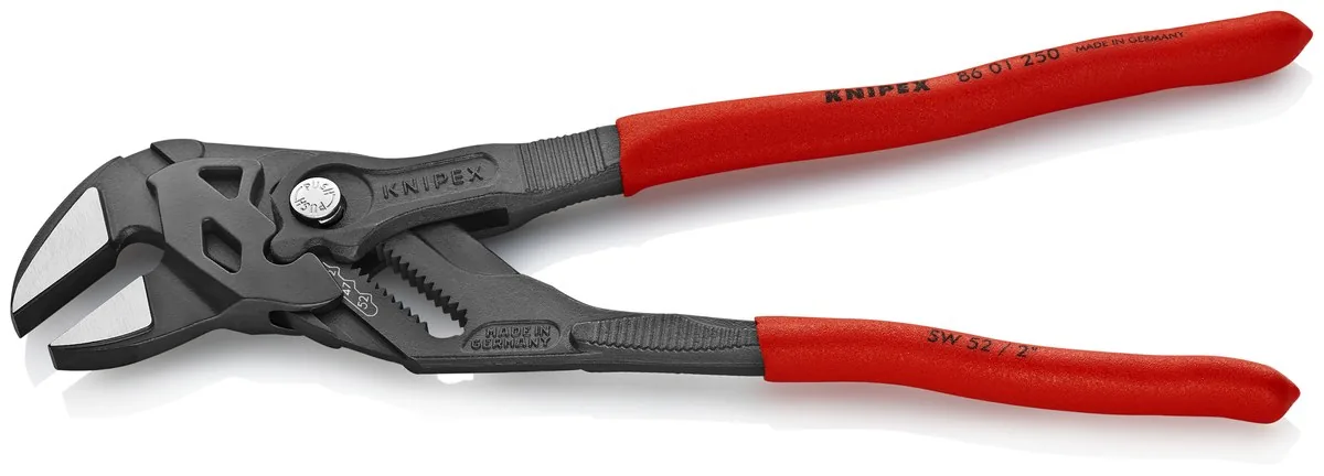 Kìm mỏ lết KNIPEX 86 01 250 SB cán bọc nhựa nhám, bề mặt tôi đen trong dầu nhiều pha thumbnail 3