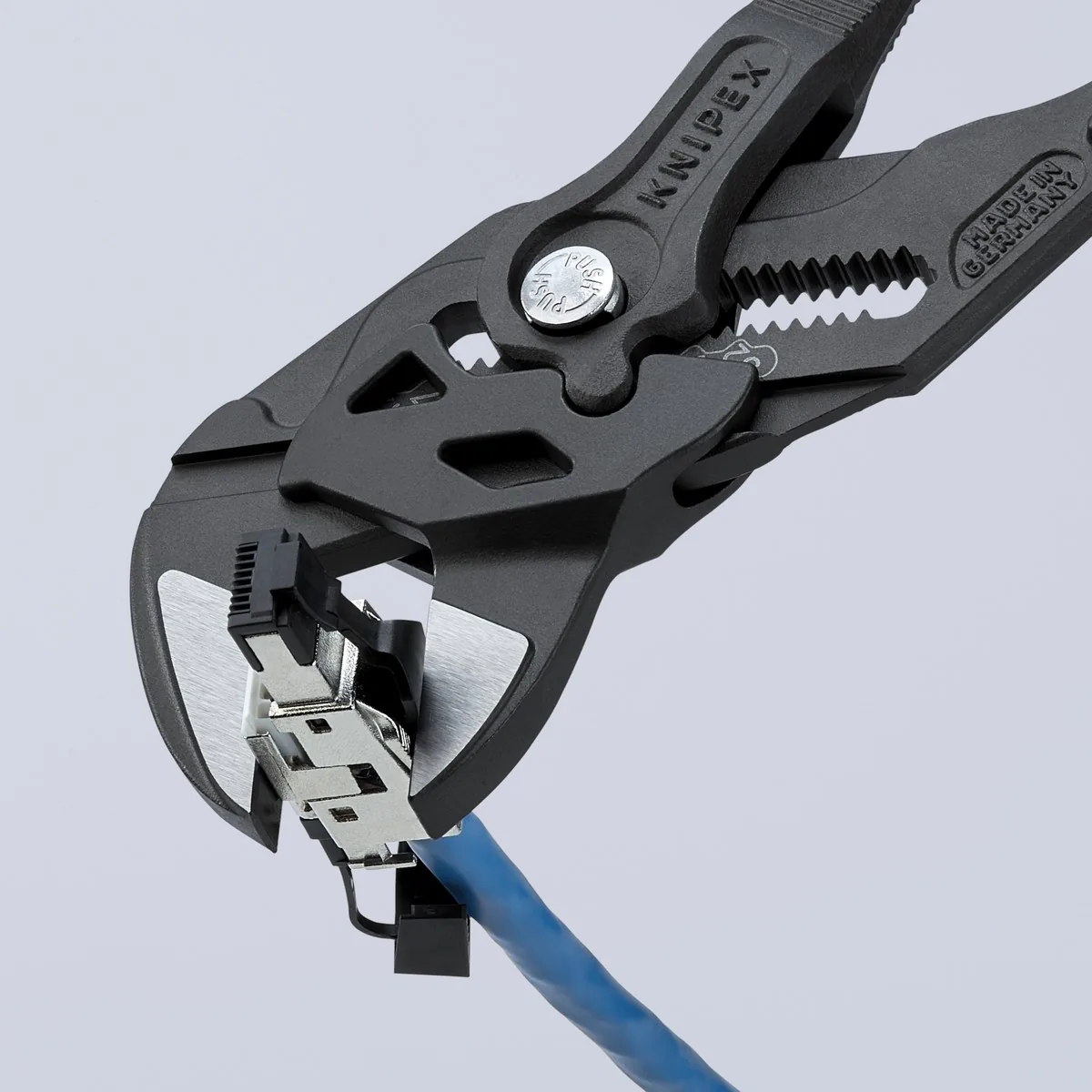KNIPEX 86 02 250 SB Pliers Wrench pliers and a wrench in a single tool 250 mm grey atramentized with multi-component handles polished thumbnail 6