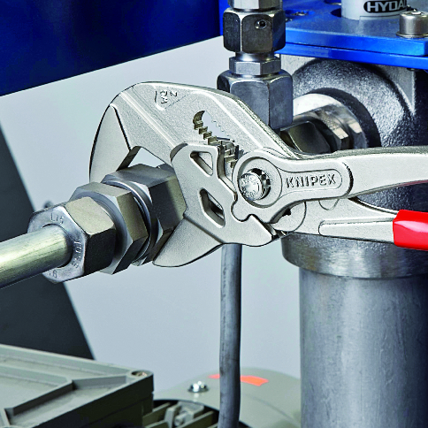 KNIPEX 86 03 150 SB Pliers Wrench pliers and a wrench in a single tool 150 mm chrome-plated with plastic coating chrome-plated thumbnail 5